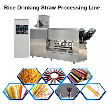 Automatic two colors straight PP PE plastic drinking straw extruder